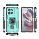 For Motorola Edge 50 Neo Metal Kickstand TPU Hybrid PC Phone Case(Green) - 3
