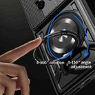 For Huawei Mate 70 Armor Rotating Holder MagSafe Phone Case(Black) - 3