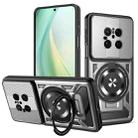 For Huawei Mate 70 Armor Rotating Holder MagSafe Phone Case(Grey) - 1