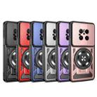 For Huawei Mate 70 Armor Rotating Holder MagSafe Phone Case(Blue) - 2
