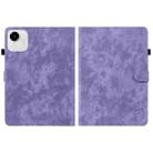 For Honor Pad X9a Embossed Tiger Pattern Leather Tablet Case(Purple) - 2