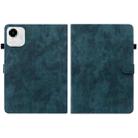 For Honor Pad X9a Embossed Tiger Pattern Leather Tablet Case(Dark Blue) - 2