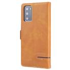 For Samsung Galaxy Note 20 Business Style Line Splicing Horizontal Flip TPU + PU Leather Case with Card Slots & Holder & Wallet(Brown) - 3