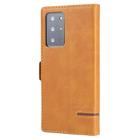 For Samsung Galaxy Note 20 Ultra Business Style Line Splicing Horizontal Flip TPU + PU Leather Case with Card Slots & Holder & Wallet(Brown) - 3