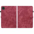For Lenovo ZhaoYang K10C 10.1 inch Embossed Tiger Pattern Leather Tablet Case(Red) - 2