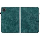 For Lenovo ZhaoYang K10C 10.1 inch Embossed Tiger Pattern Leather Tablet Case(Dark Green) - 2