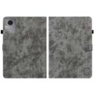 For Lenovo Idea Tab 11 / Xiaoxin Pad 2025 Embossed Tiger Pattern Leather Tablet Case(Grey) - 3
