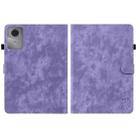 For Lenovo Idea Tab 11 / Xiaoxin Pad 2025 Embossed Tiger Pattern Leather Tablet Case(Purple) - 3