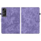 For Lenovo Legion Y700 Gen 4 Embossed Tiger Pattern Leather Tablet Case(Purple) - 3