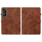 For Lenovo Legion Y700 Gen 4 Embossed Tiger Pattern Leather Tablet Case(Brown) - 3