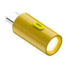 Type-C Port Portable Outdoor Ultra-Low Power 210-230LM Flashlight, Model:Type-C Male(Yellow) - 1