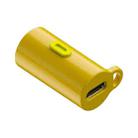 Type-C Port Portable Outdoor Ultra-Low Power 210-230LM Flashlight, Model:Type-C Female(Yellow) - 2