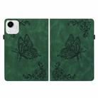 For Honor Pad X9a Butterfly Flower Embossed Leather Tablet Case(Green) - 2