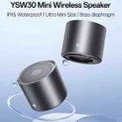Yesido YSW30 3W IPX5 Waterproof Portable Zinc Alloy Bluetooth Speaker(Black) - 2
