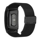 For WHOOP 4.0 Milanese Buckle Metal Steel Mesh Watch Band(Black) - 2