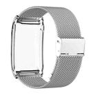 For WHOOP 4.0 Milanese Buckle Metal Steel Mesh Watch Band(Silver) - 2