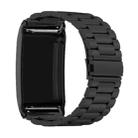 For WHOOP 4.0 Three Beads Solid Metal Watch Band(Black) - 2