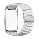 For WHOOP 4.0 Three Beads Solid Metal Watch Band(Silver) - 2