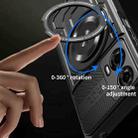 For Motorola Moto G24 / G04 Armor Rotating Holder MagSafe Phone Case(Blue) - 3