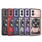 For Motorola Moto G84 5G Armor Rotating Holder MagSafe Phone Case(Black) - 2