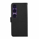 For Sony Xperia 1 VII ABEEL Side-Magnetic Litchi Pattern Leather RFID Phone Case(Black) - 3