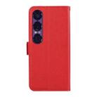 For Sony Xperia 1 VII ABEEL Side-Magnetic Litchi Pattern Leather RFID Phone Case(Red) - 3