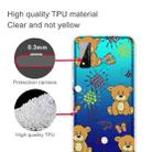 For Huawei P smart 2020 Coloured Drawing Pattern Highly Transparent TPU Protective Case(Little Brown Bear) - 3