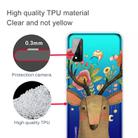 For Huawei P smart 2020 Coloured Drawing Pattern Highly Transparent TPU Protective Case(Flower Deer) - 3