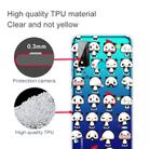 For Huawei P smart 2020 Coloured Drawing Pattern Highly Transparent TPU Protective Case(Mini Panda) - 3