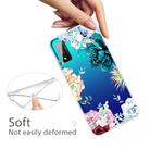 For Huawei P smart 2020 Coloured Drawing Pattern Highly Transparent TPU Protective Case(Gem Flower) - 2