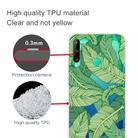 For Huawei P40 Lite E Coloured Drawing Pattern Highly Transparent TPU Protective Case(Banana Leaf) - 3