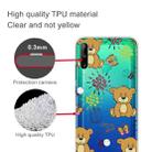 For Huawei P40 Lite E Coloured Drawing Pattern Highly Transparent TPU Protective Case(Little Brown Bear) - 3