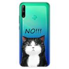 For Huawei P40 Lite E Coloured Drawing Pattern Highly Transparent TPU Protective Case(NO Cat) - 1