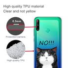 For Huawei P40 Lite E Coloured Drawing Pattern Highly Transparent TPU Protective Case(NO Cat) - 3