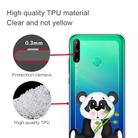 For Huawei P40 Lite E Coloured Drawing Pattern Highly Transparent TPU Protective Case(Bamboo Bear) - 3