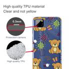 For Huawei Y5p (2020) Coloured Drawing Pattern Highly Transparent TPU Protective Case(Little Brown Bear) - 3