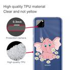 For Huawei Y5p (2020) Coloured Drawing Pattern Highly Transparent TPU Protective Case(Little Pink Elephant) - 3