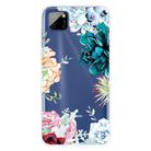 For Huawei Y5p (2020) Coloured Drawing Pattern Highly Transparent TPU Protective Case(Gem Flower) - 1