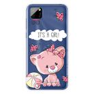 For Huawei Y5p (2020) Coloured Drawing Pattern Highly Transparent TPU Protective Case(Cute Cat) - 1