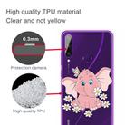 For Huawei Y6p (2020) Coloured Drawing Pattern Highly Transparent TPU Protective Case(Little Pink Elephant) - 2