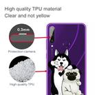 For Huawei Y6p (2020) Coloured Drawing Pattern Highly Transparent TPU Protective Case(Selfie Dog) - 3