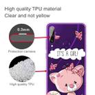 For Huawei Y6p (2020) Coloured Drawing Pattern Highly Transparent TPU Protective Case(Cute Cat) - 3