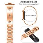 For Xiaomi Mi Band 8 Pro / Redmi Watch 4 Snowflake Petals Bracelet Metal Watch Band(Rose Gold) - 3