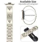 For Xiaomi Mi Band 8 Pro / Redmi Watch 4 Snowflake Petals Bracelet Metal Watch Band(Starlight) - 3