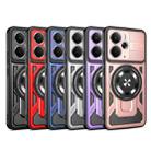 For Realme 14 5G Armor Rotating Holder MagSafe Phone Case(Black) - 2