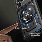 For Realme 14 5G Armor Rotating Holder MagSafe Phone Case(Black) - 3