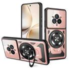 For Realme 14 Pro 5G Armor Rotating Holder MagSafe Phone Case(Rose Gold) - 1