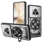 For Realme 14 Pro 5G Armor Rotating Holder MagSafe Phone Case(Grey) - 1