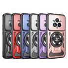 For Realme 14 Pro+ 5G Armor Rotating Holder MagSafe Phone Case(Black) - 2