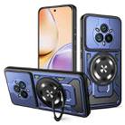 For Realme 14 Pro+ 5G Armor Rotating Holder MagSafe Phone Case(Blue) - 1
